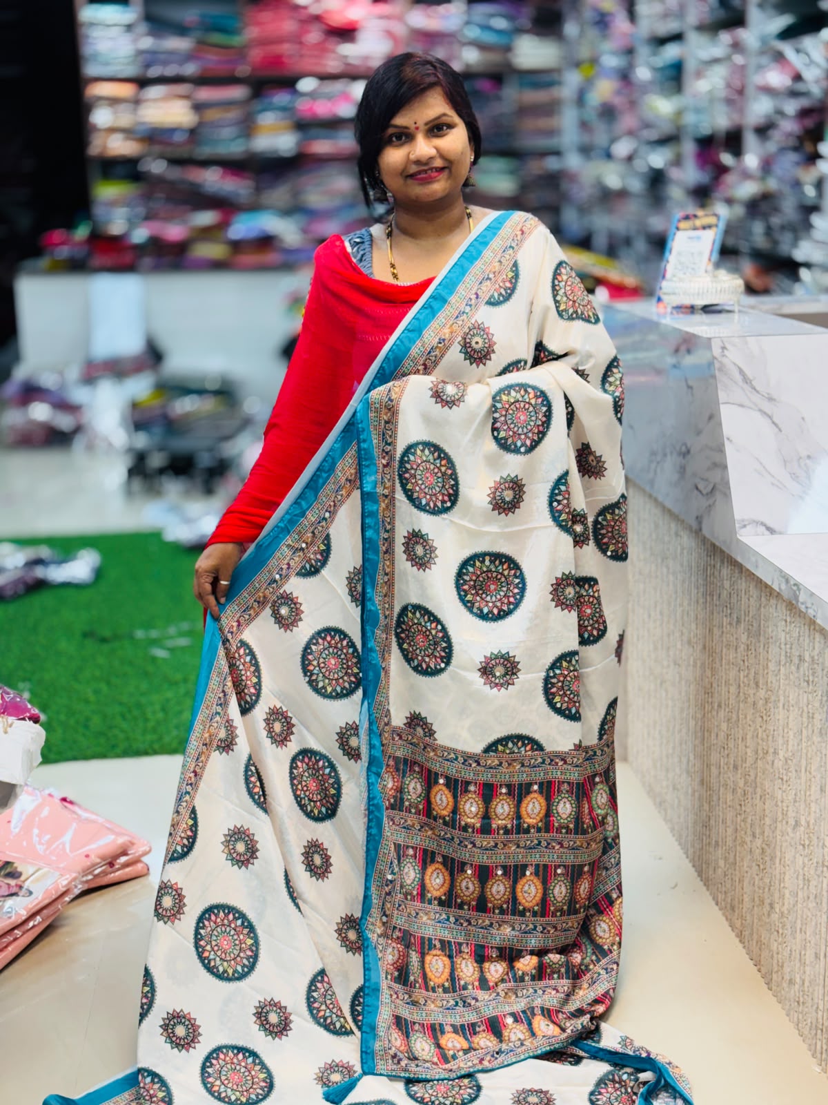 Laya Azrak Bandhini Sarees