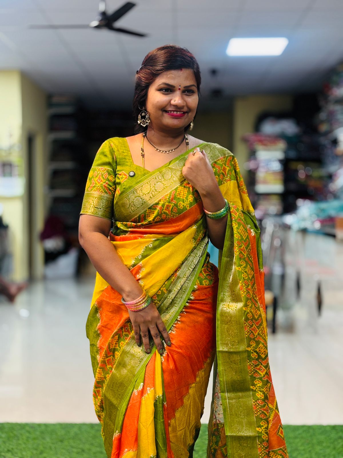 Matty Georgette Pochampally Border