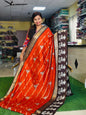 Uppada Rust Orange Saree
