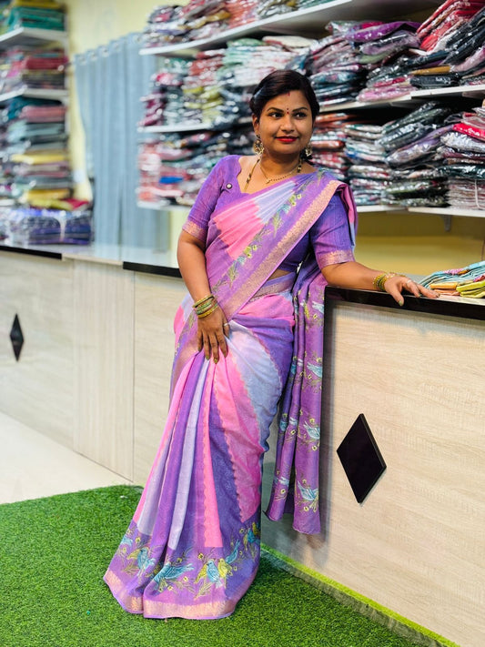 Matty georgette in pastels