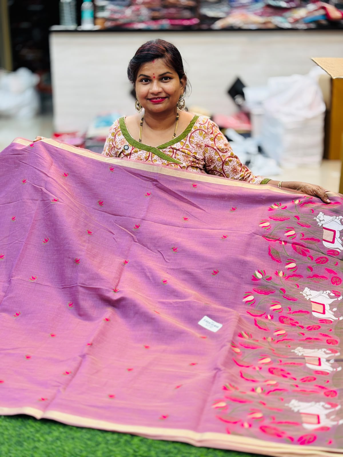 Handloom Lenin jamdani