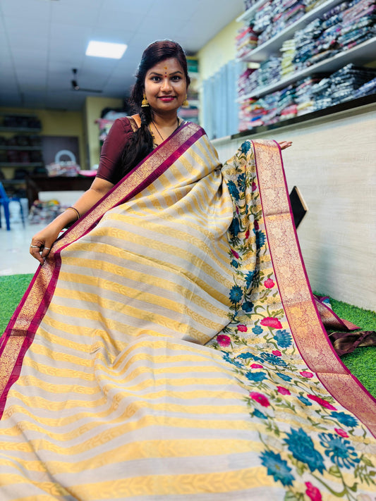 Rangkot designs 
Crepe silk