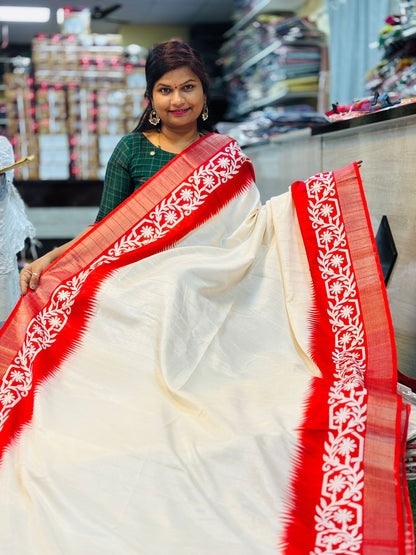 Mashroom Silk Sarees ( unstitched )