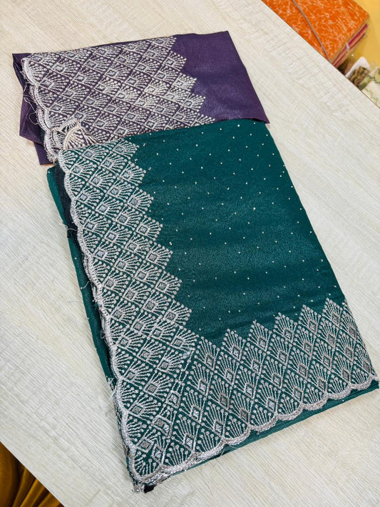 Space Silk in Embroidery Cutwork