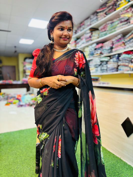 Tabby chiffon handwork