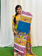 Madhubani Kalamkari Saree