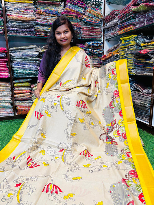 Butter soft penkalamkari designs