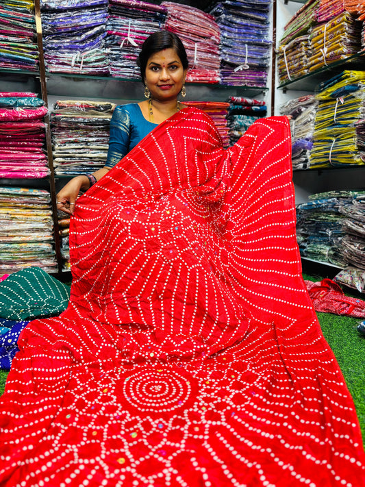 Bandini Moss Chiffon