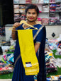 Elephant Semi Mysore Crepe Saree