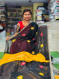 Black Georgette Mirror work