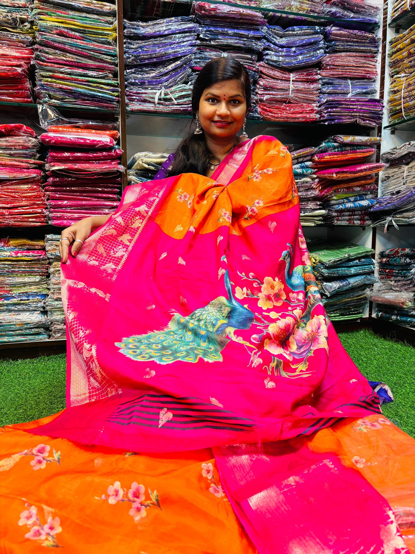 Crepe Banarasi Silk