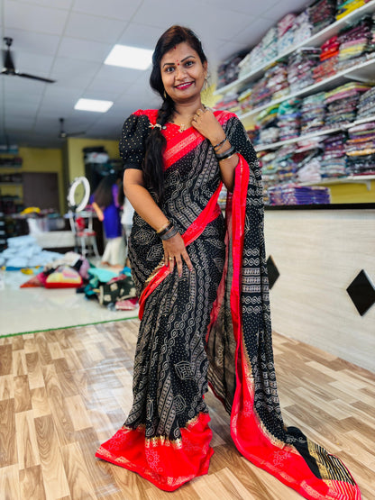 2D Georgette Bandini with piping