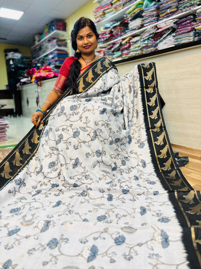 Pastel Pichwai peacock Borders