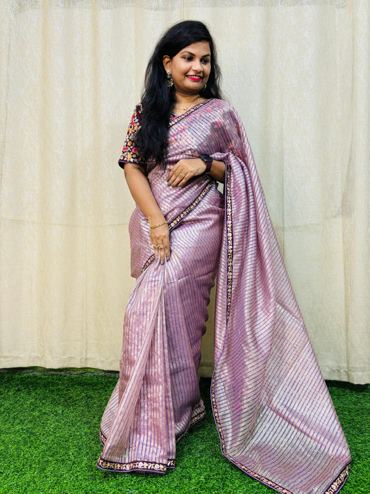 Moonga Tissue Saree