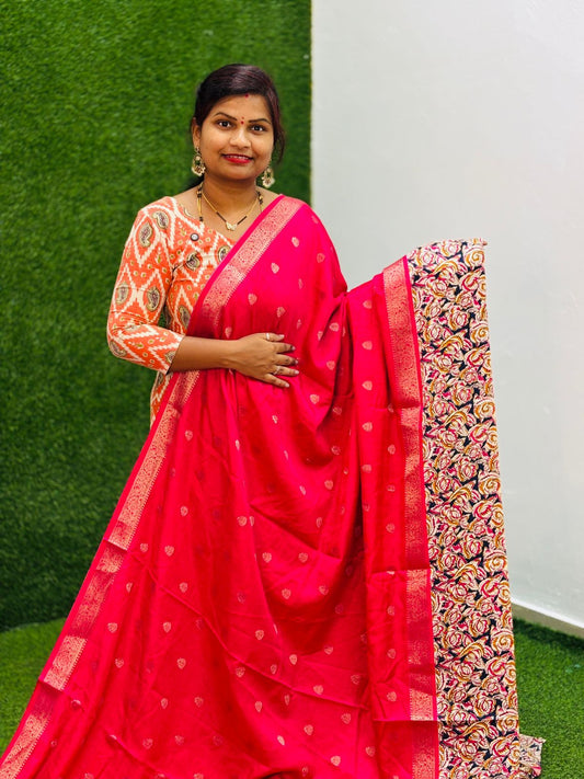 Banarasi Mangalagiri Saree