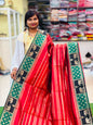 Aarni Gadwals Sarees Maroon