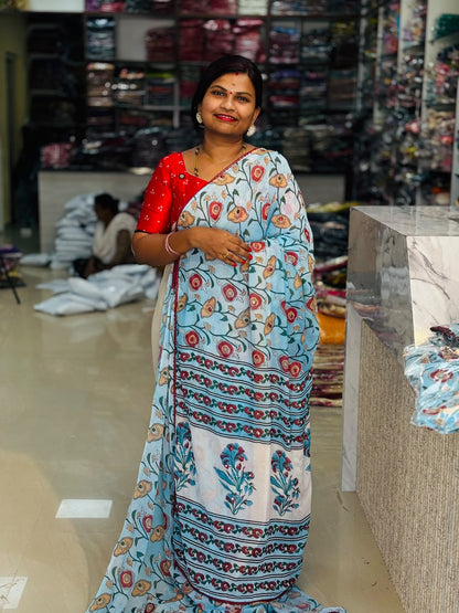 Trisha Butter Silk Sarees