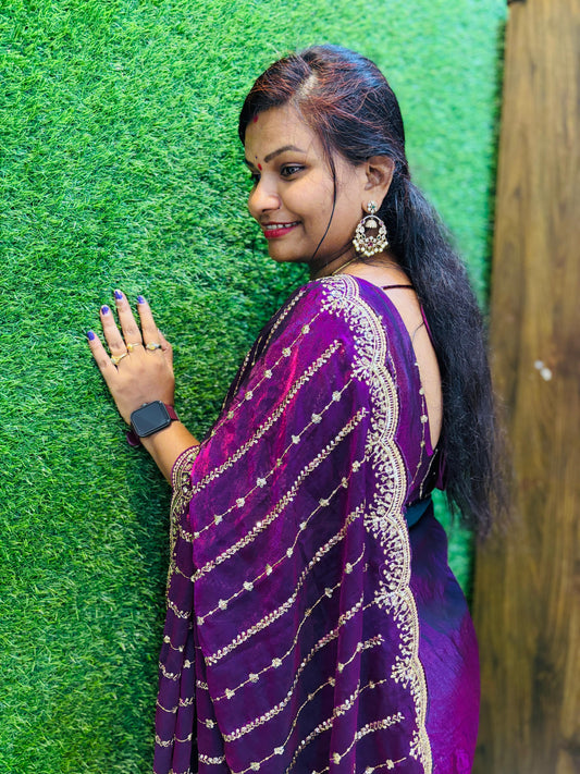 Premium Space Silk Sarees