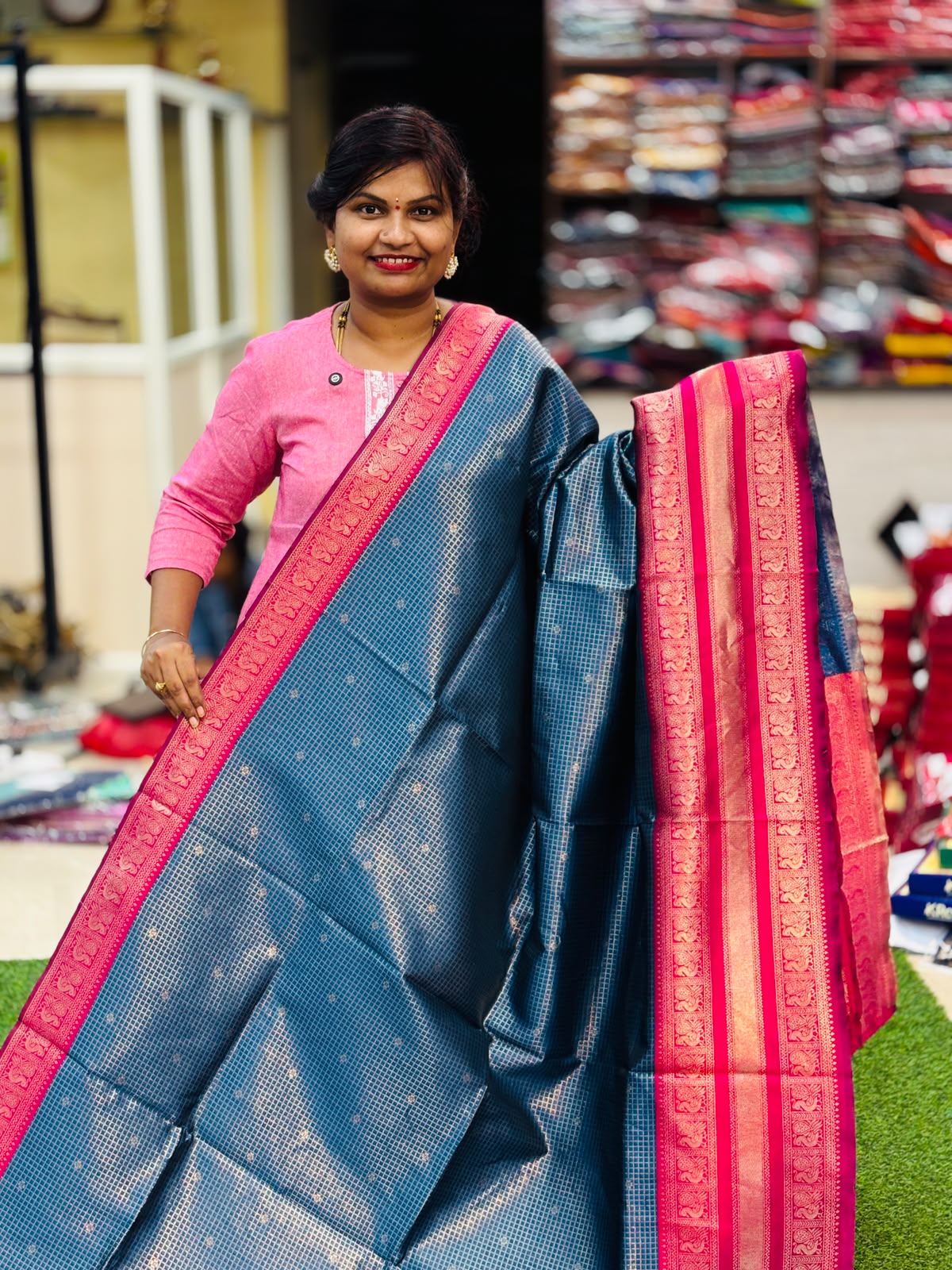 Semi Kanchi Pattu Sarees