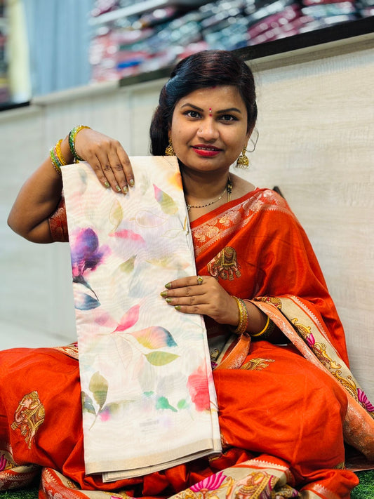 Chanderi Digital Sarees