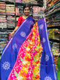 Crepe silk Center design