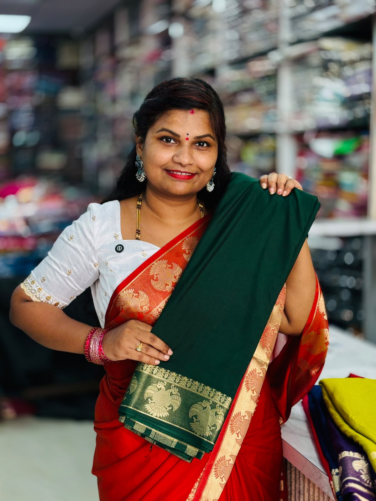 Semi Mysore Georgette Crepe Sarees