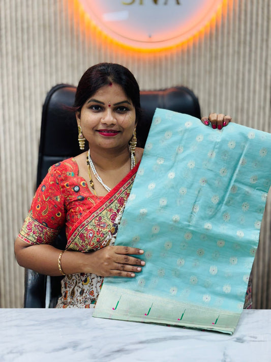 Banarasi Tissue Paithani Saree