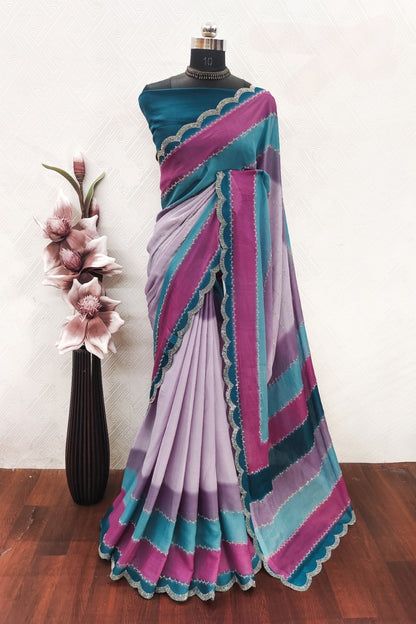 Designer Rainbow sarees