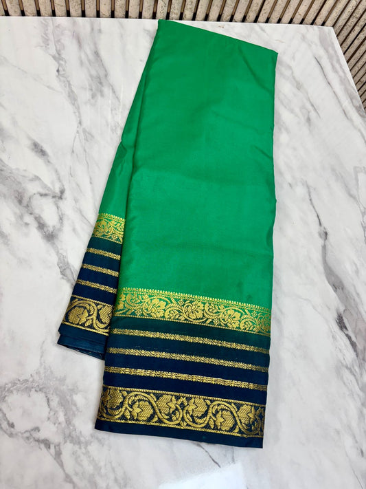 Semi Mysore Crepe Silk Sarees 25