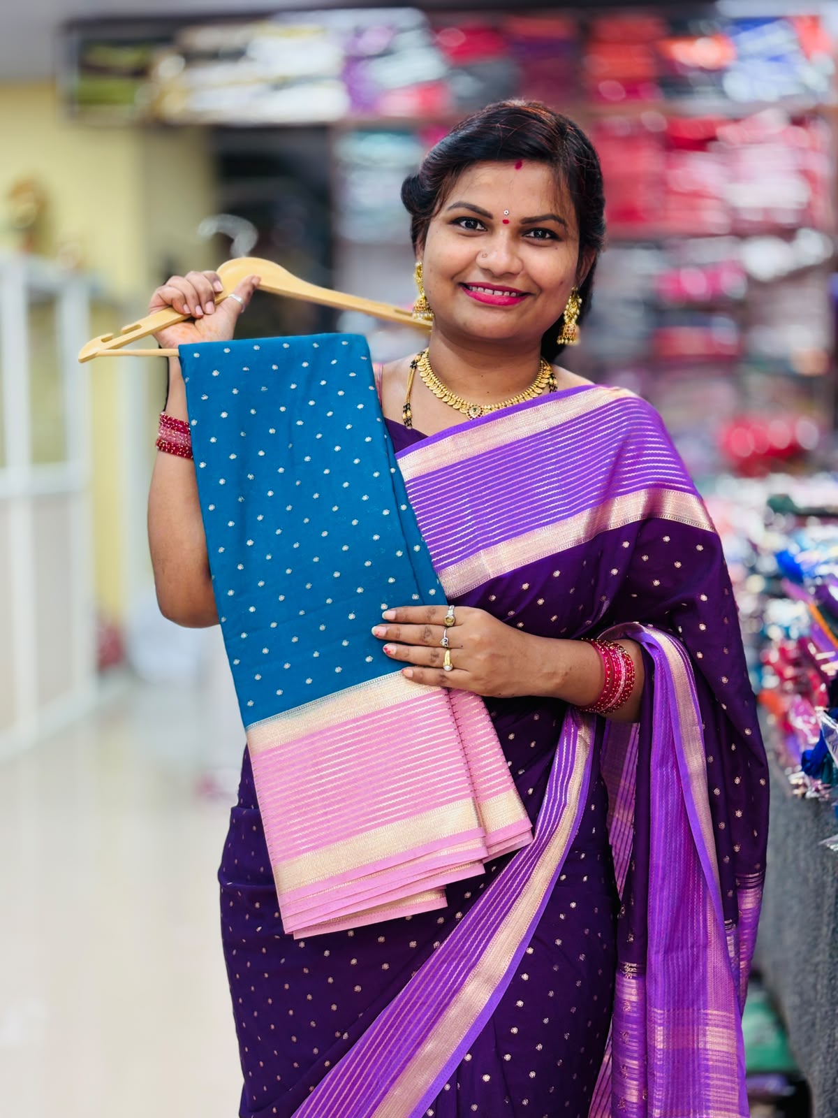Semi Mysore Crepe Sarees