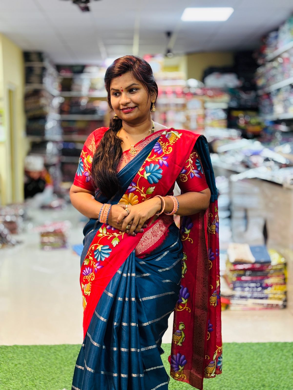 Thanjore Mangalagiri Kanchi Silk
