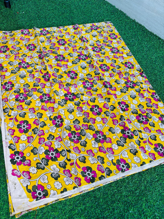 Kalamkari cotton fabric