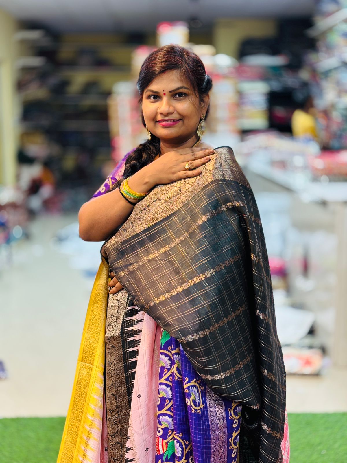 Chiffon Ganga Jamuna borders