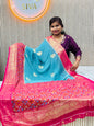 Bandhini Foil Print Saree