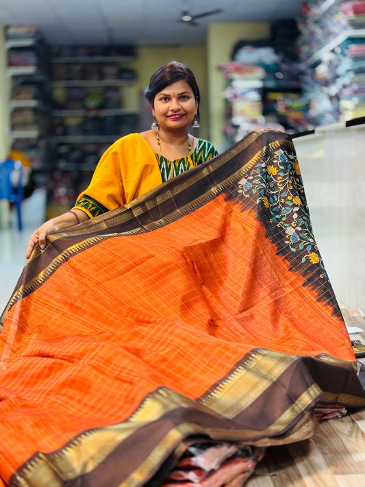 Rust mashroom design in Gadwal borders