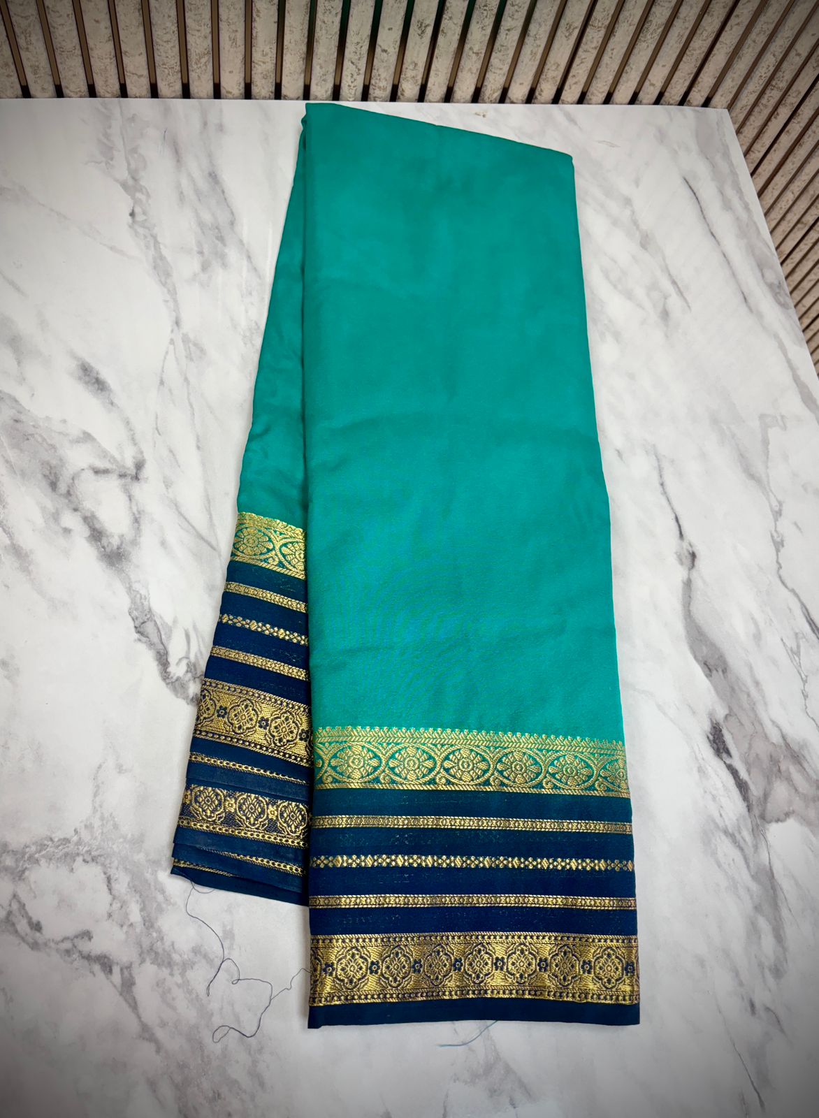 Semi Mysore Crepe Silk Sarees 8