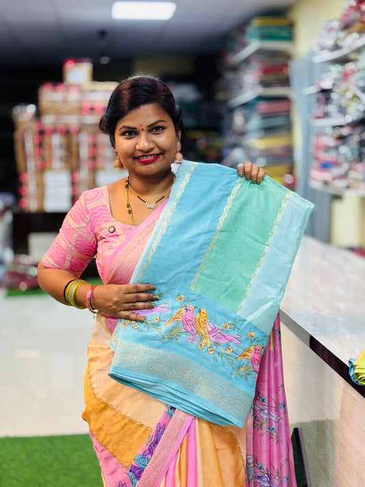 Pastel matty georgette