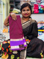 Semi Mysore crepe saree