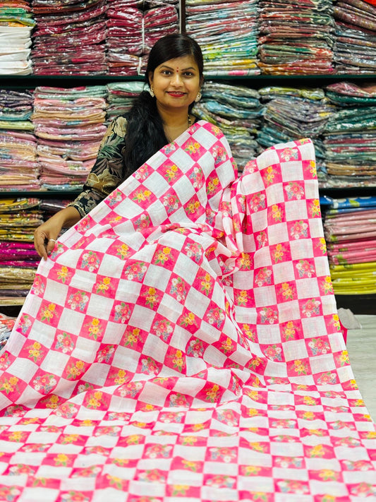 Lenin Designs in checks 
Floweral print