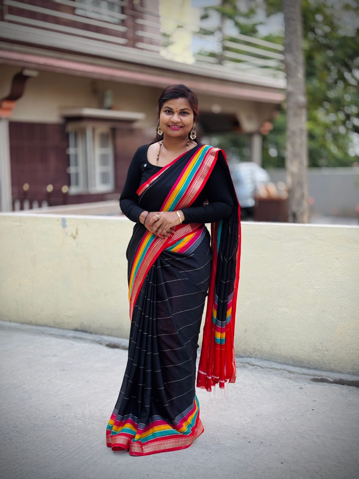 Rainbow chiffon georgettes