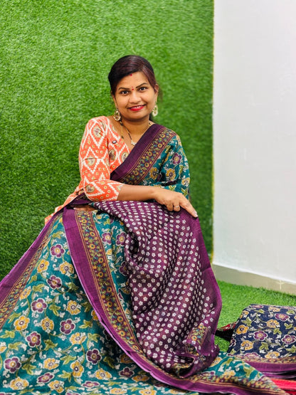 Kalamkari Kota Cotton