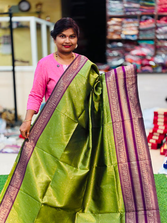 Semi Kanchi Pattu Sarees