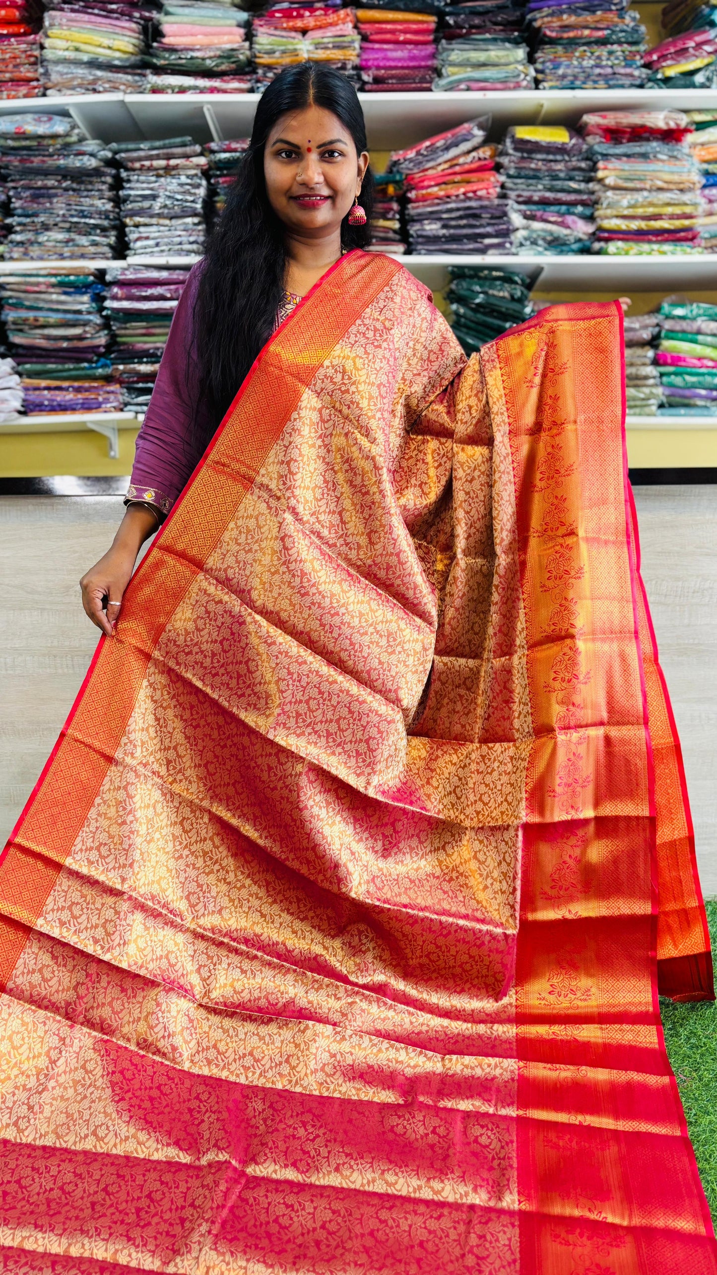 Semi Kanchi sarees