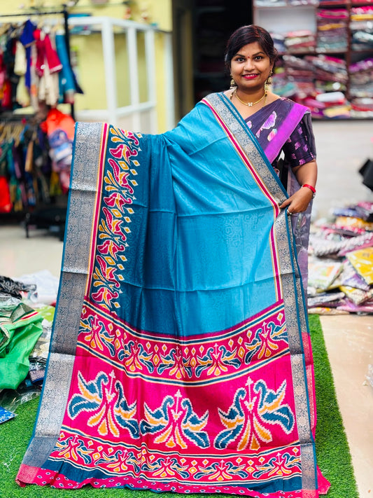 2d Brasso Pochampally Saree