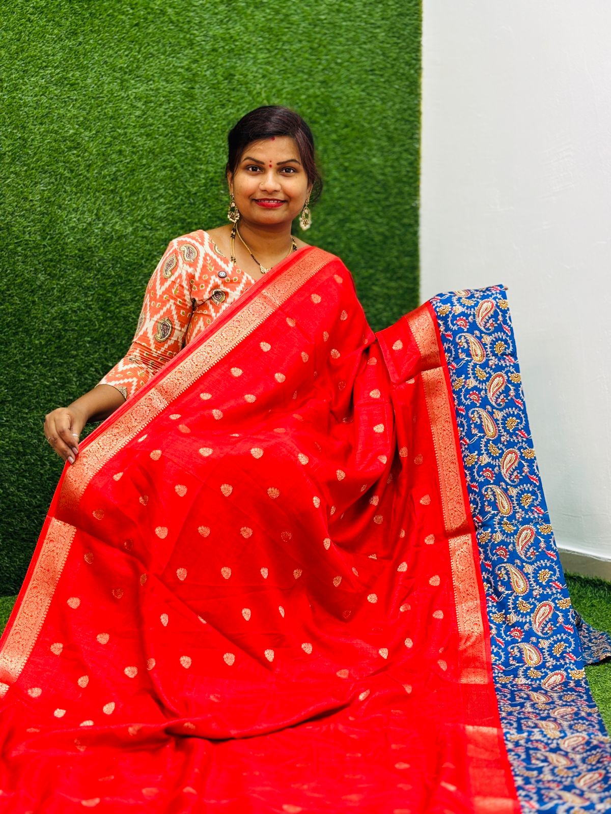 Banarasi Mangalagiri Saree