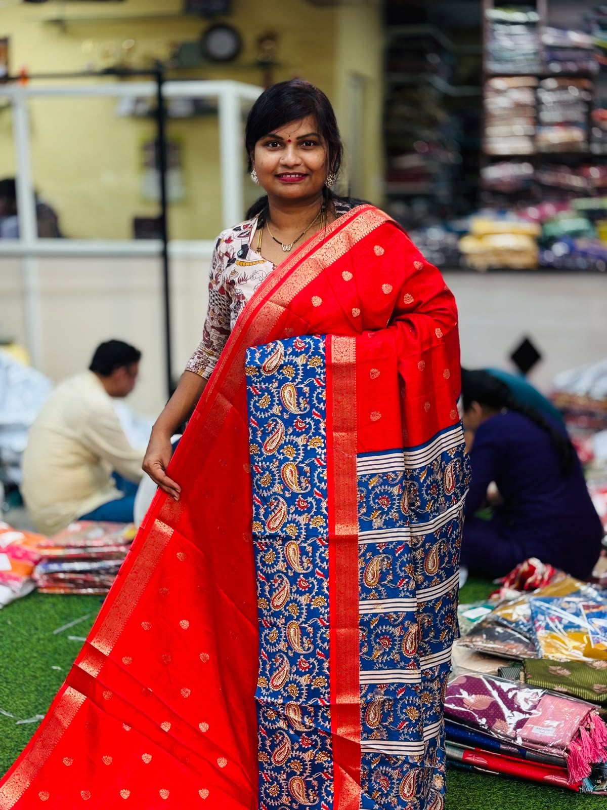 Kanchi Silk Sarees - Red