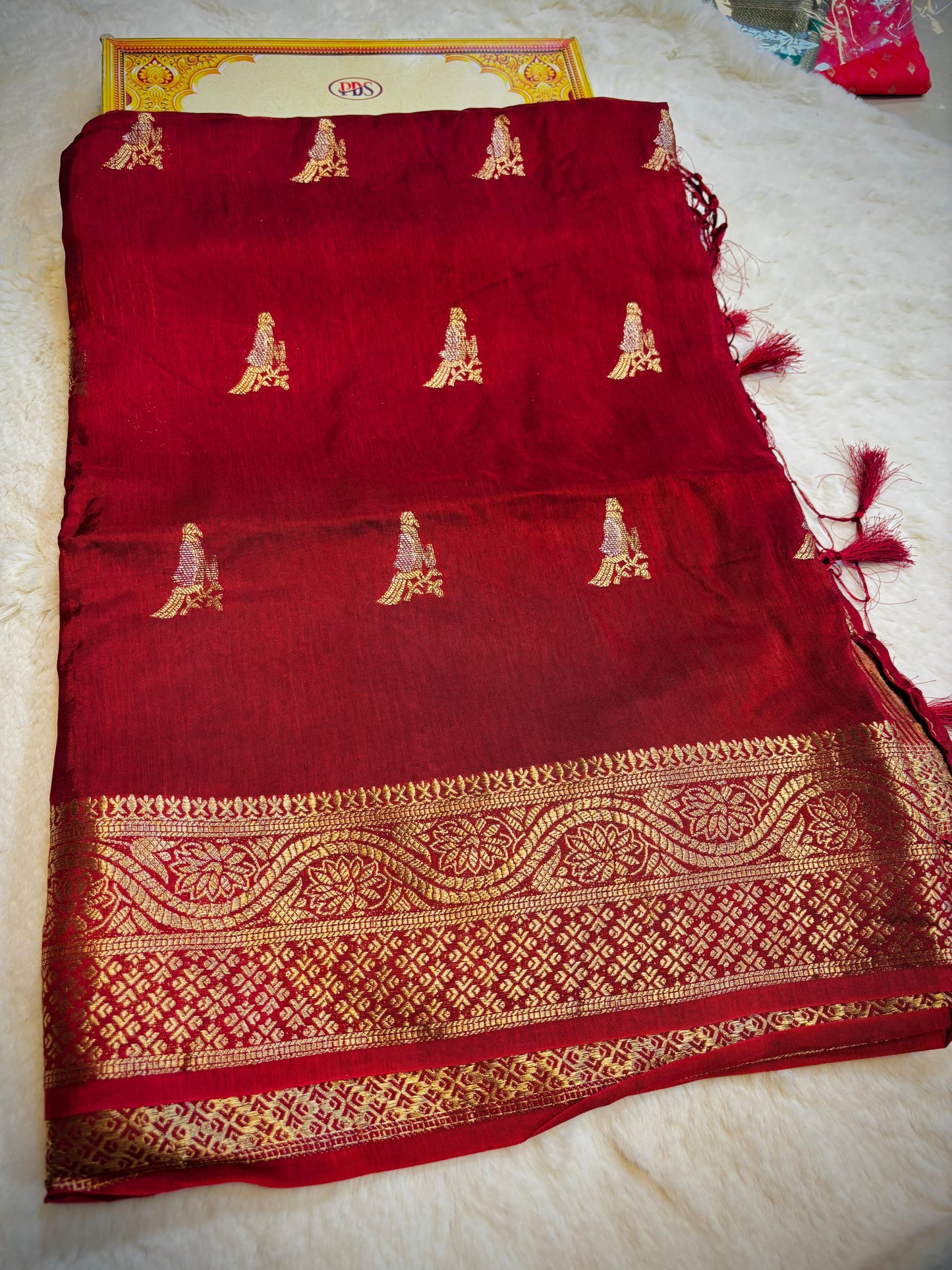 Raw Mango Pattu saree