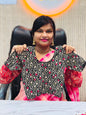 Kalamkari Readymade Blouse – XL Size (Elastic)