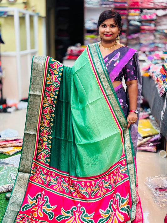2d Brasso Pochampally Saree