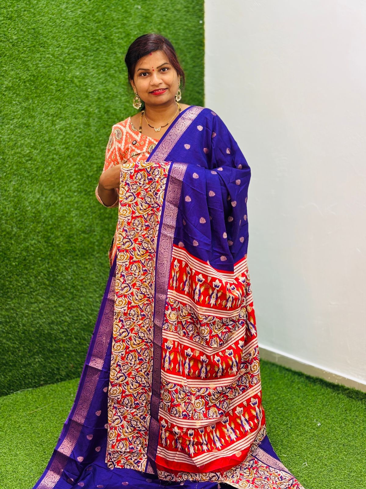 Banarasi Mangalagiri Saree